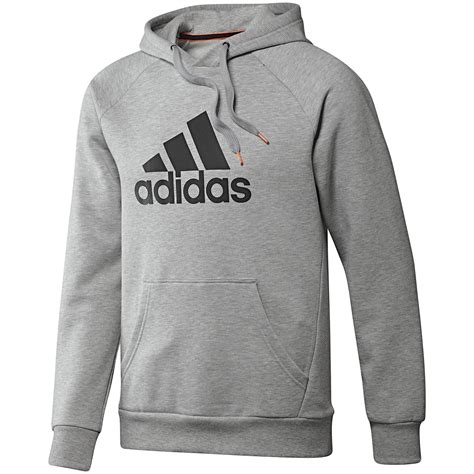 Adidas grey essentials hoodie